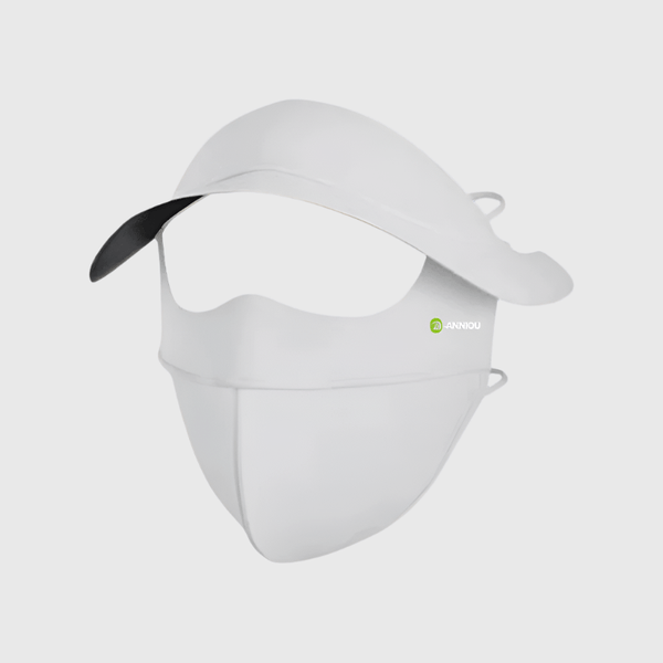 light gray UPF 50+ Face Mask