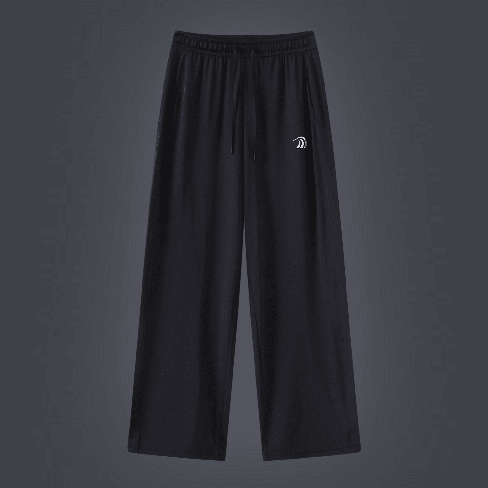 Black Wide Leg Cooling Pants UPF 50+