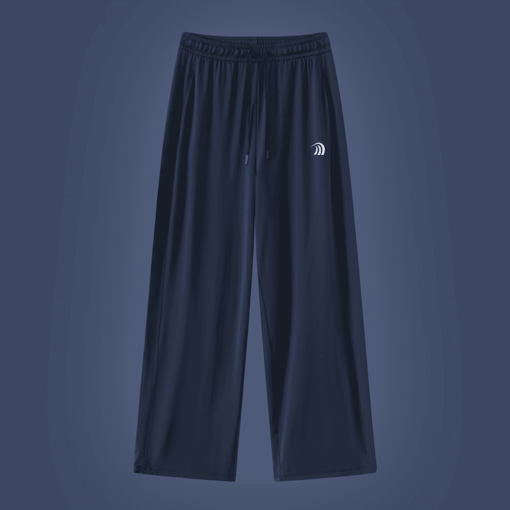 Navy Wide Leg Cooling Pants UPF 50+