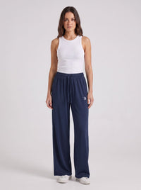 womens navy Wide Leg Cooling Pants UPF50+