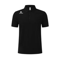 Women's Black Golf Polo Shirt UPF 50+ by Anniou