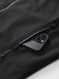 Secure zippered side pocket