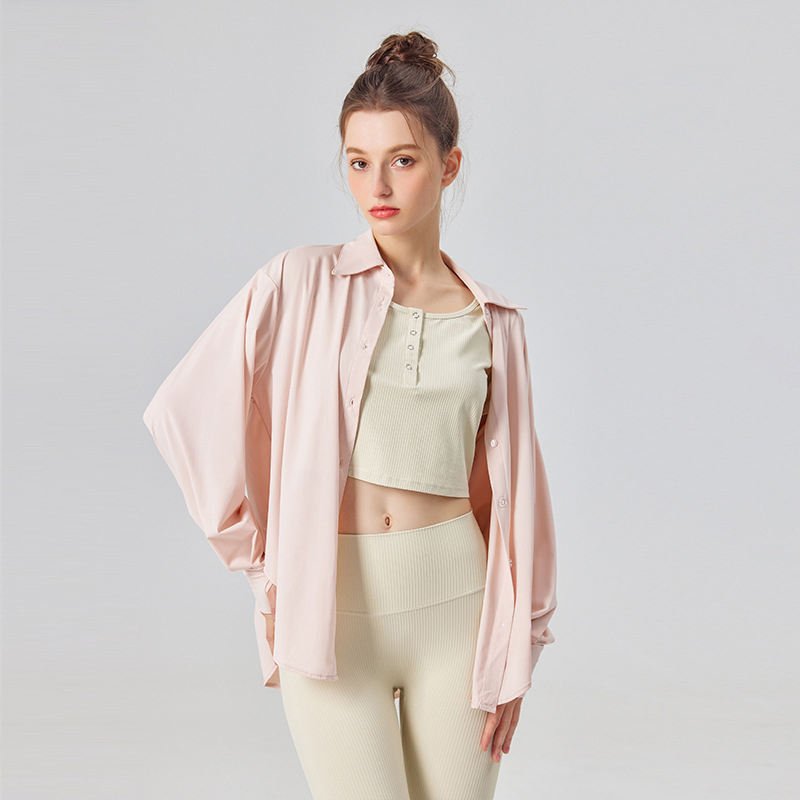 women's Pink Sun Protective UPF 50+ Sun Shirt