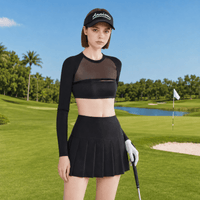womens upf50 ice silk golf mesh shrug