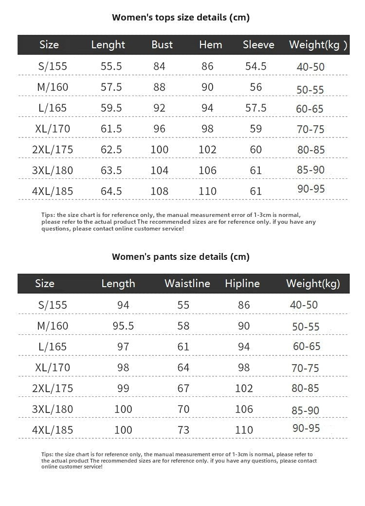 Womens 28 Area Heated Thermals size guide