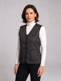 Women's Black Dual-control Heated Gilet
