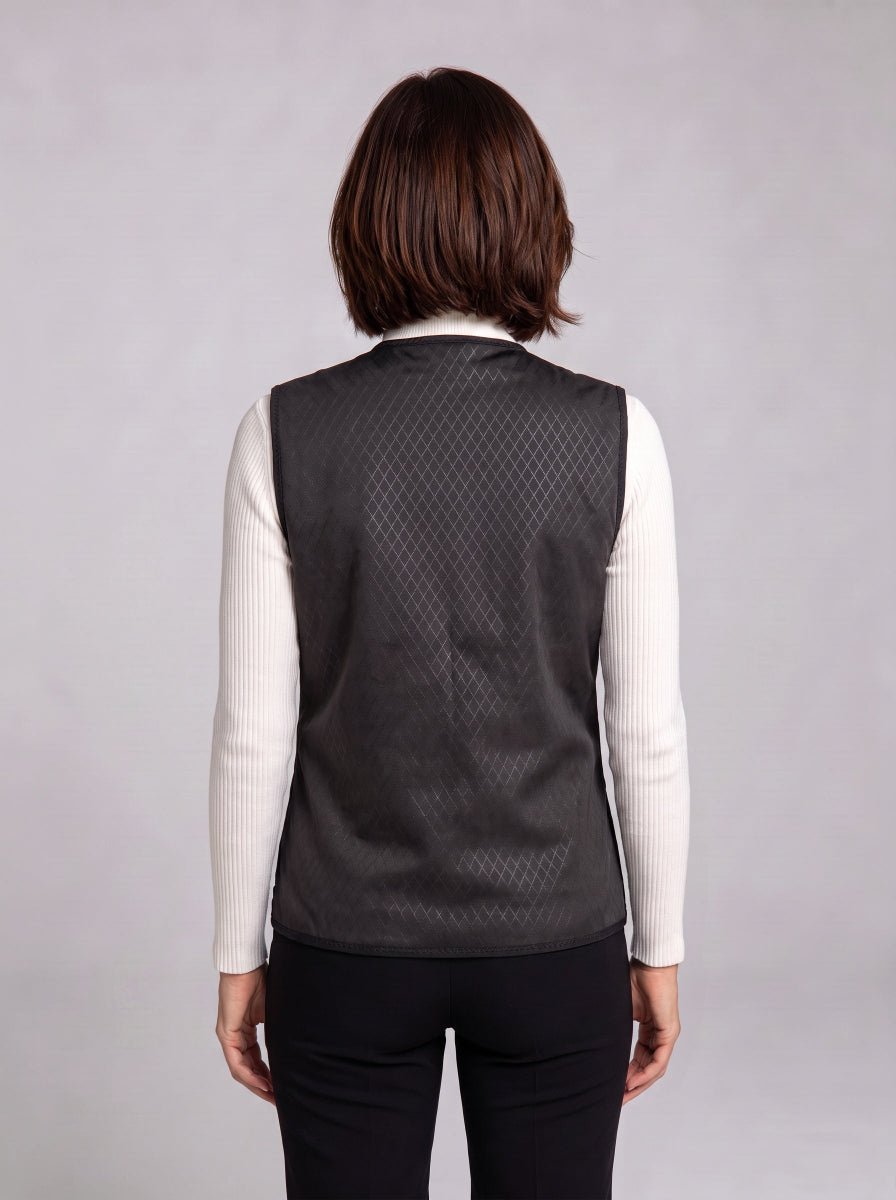 Women's Rear of Dual-control Heated Gilet