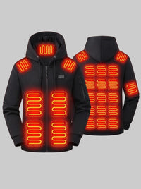 26-zone heating Hooded sweatshirt
