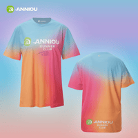 Rainbow Gradient Ultralight Gradient Running T-shirt
