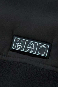 Triple control button for heated gilet