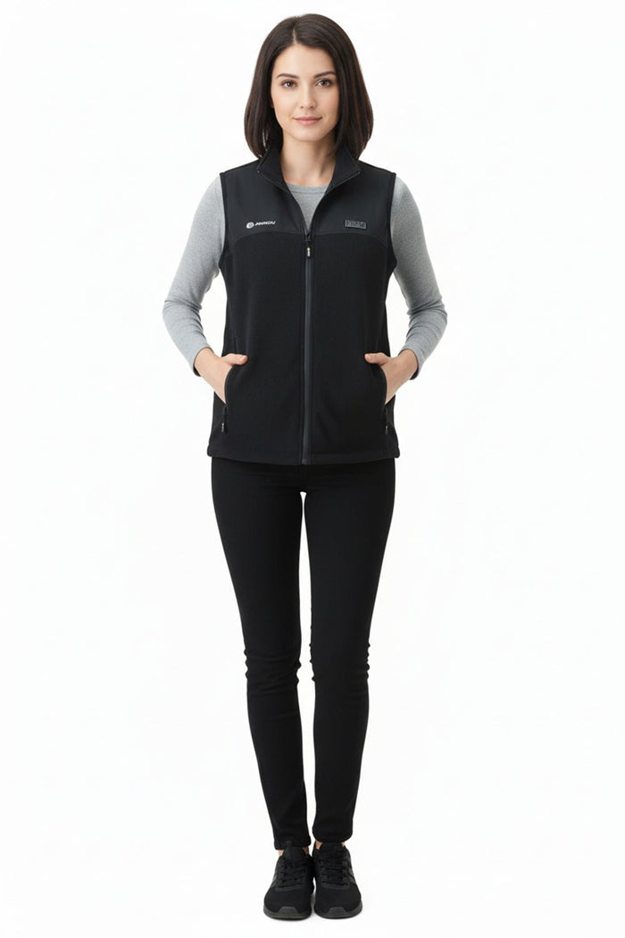 Womens fleece heated gilet