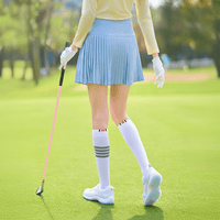 Reaf of Women's Blue Golf Performance Pleated Skort