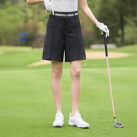 Women's Black Golf Shorts