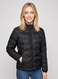 #Black Womens Heated White Duck Down Jacket