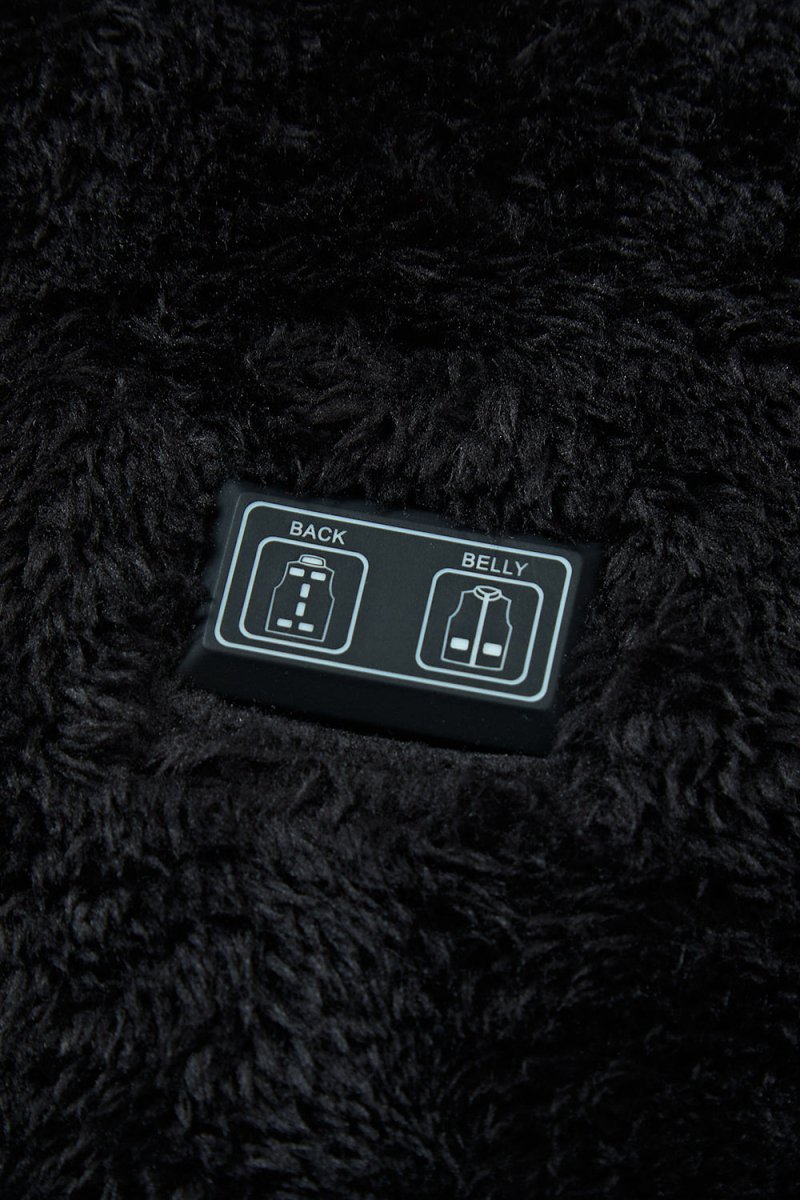 Dual Control Heated Fleece Hoodie buttons