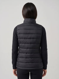 Women's Black Heated Puffer Vest