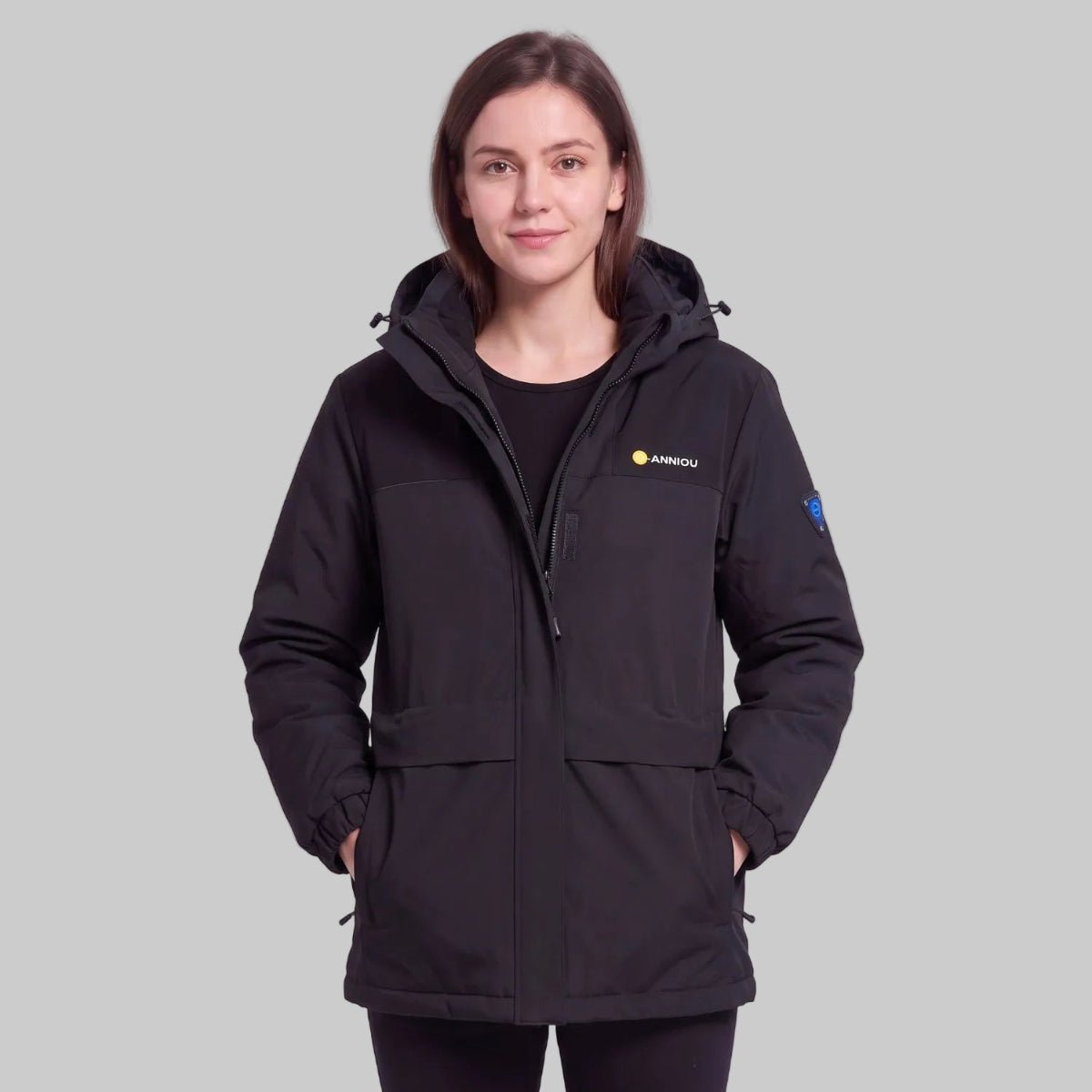 #Black Women’s Heated Softshell Jacket