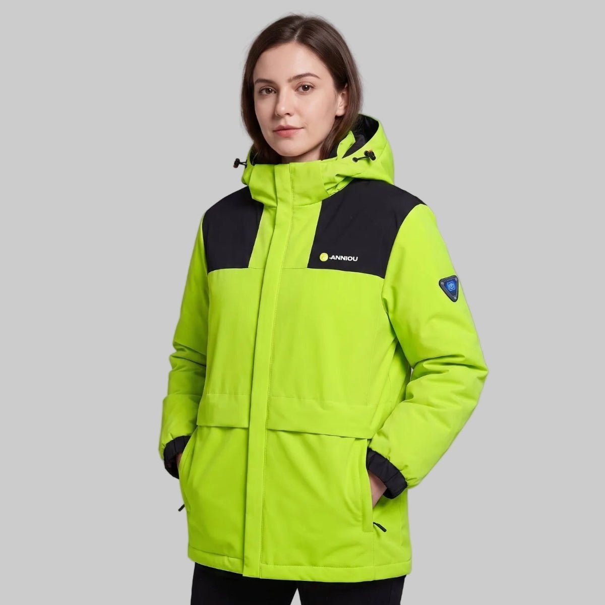 #Fluorescentgreen Women’s Heated Softshell Jacket