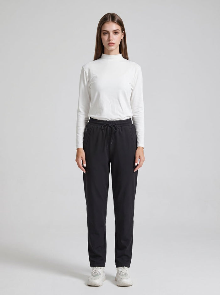 #Black Womens Heated Sweatpants