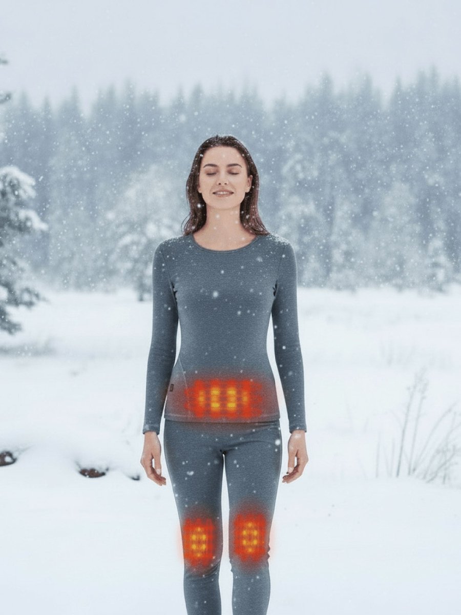 Women's Heated Thermal Underwear Set