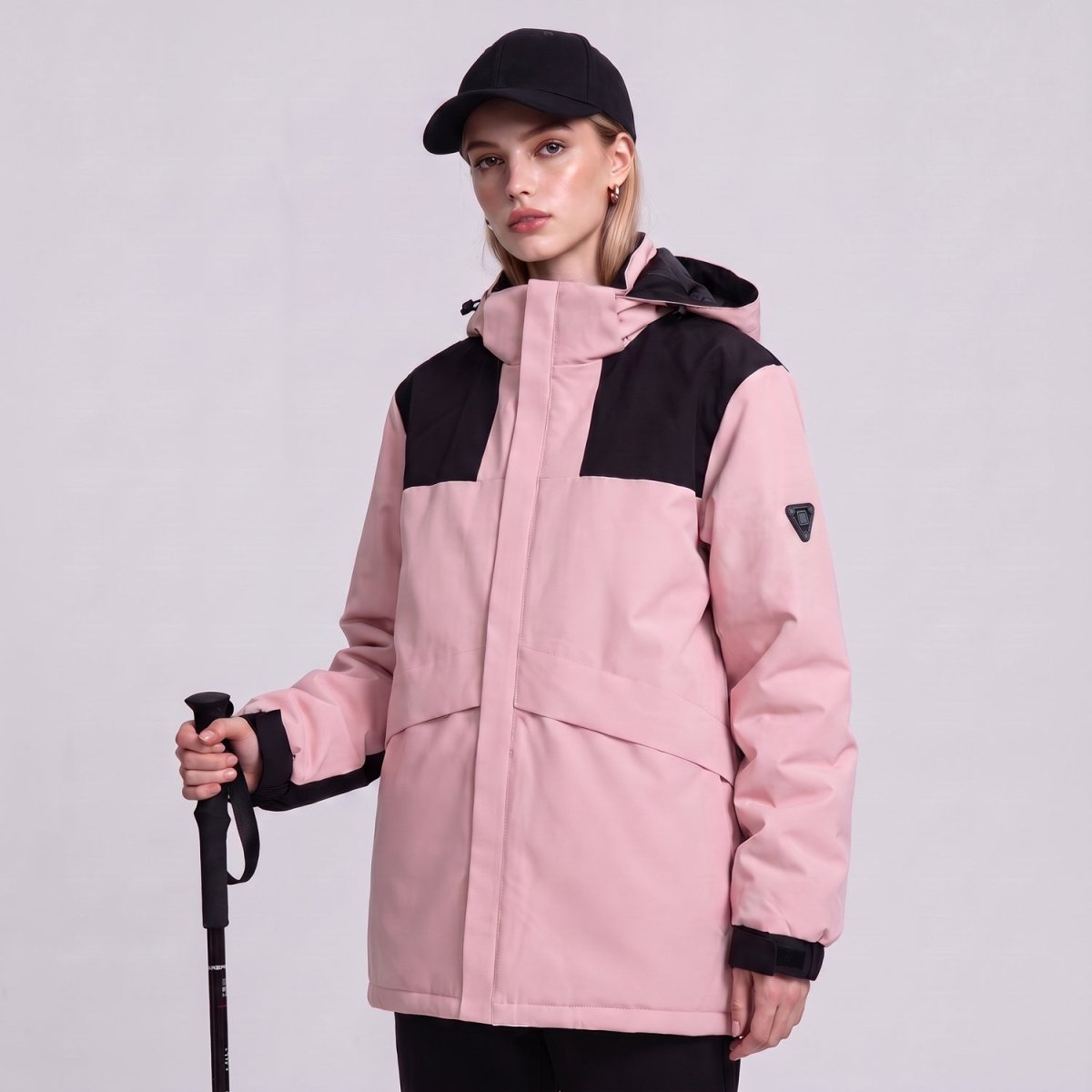 #pink Womens Pink Heated Softshell Jacket