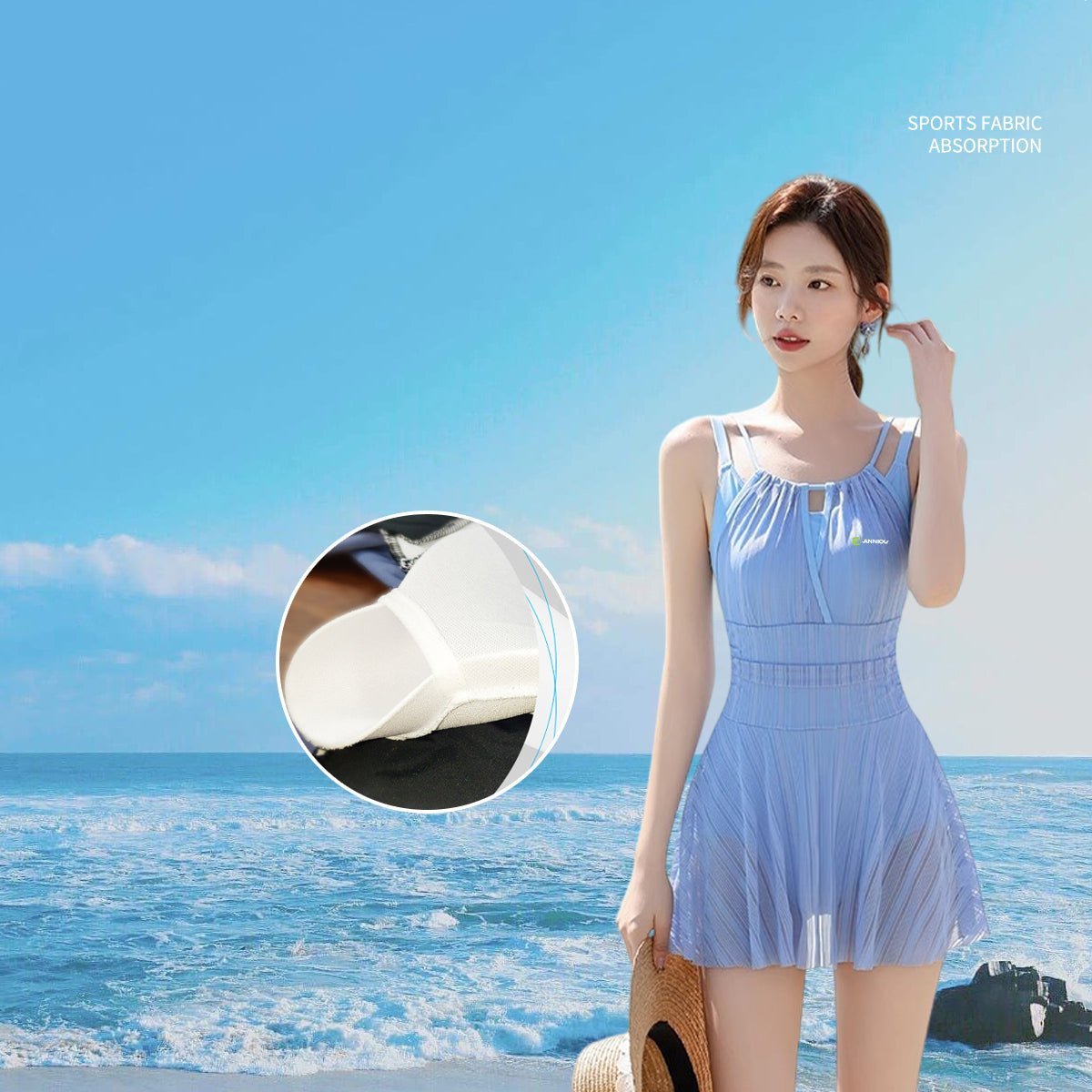 Women's Quick Drying Sling One - piece Swimsuit - Sun Protection Clothing
