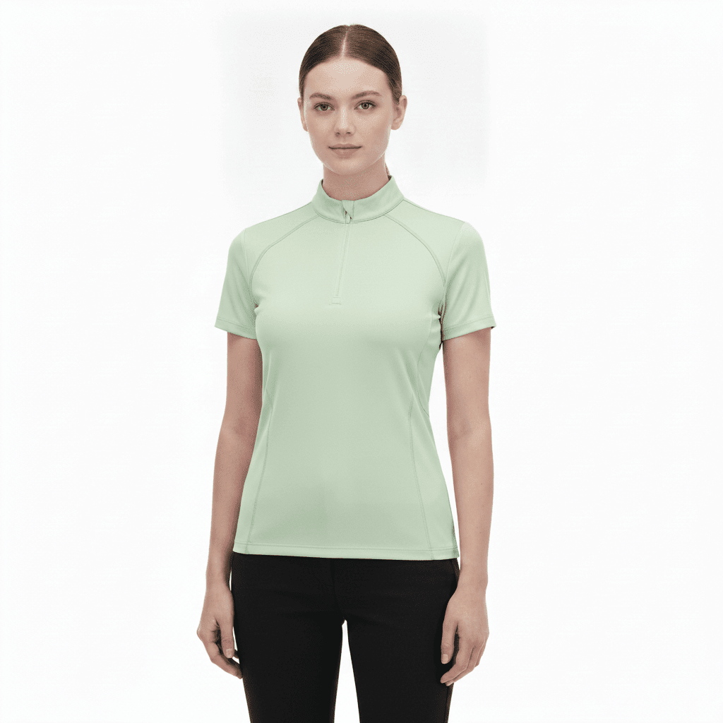 Ladies Light Green UPF 50+ Golf Polo Shirt