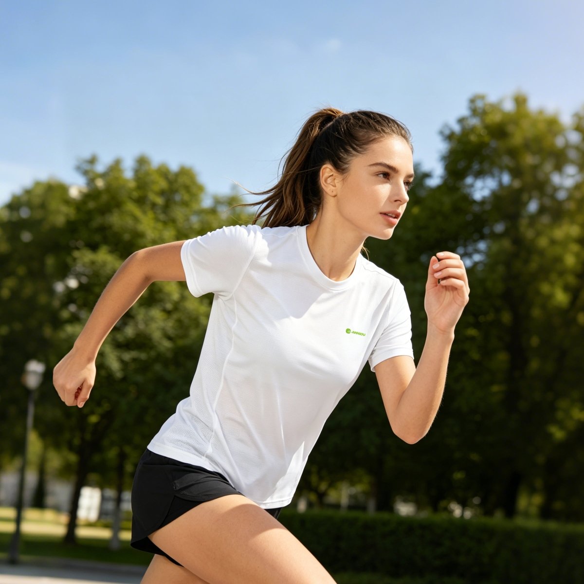 White Sports T-shirt