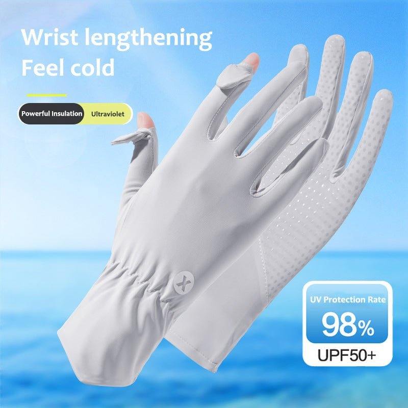 Women's UPF 50+ Breathable Sun Protection Gloves - Sun Protection Clothing
