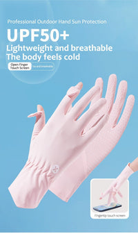 Women's UPF 50+ Breathable Sun Protection Gloves - Sun Protection Clothing