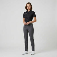 Women's Black UV Golf Polo Shirt