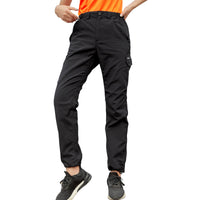 Women's UV Protection cargo pants in black