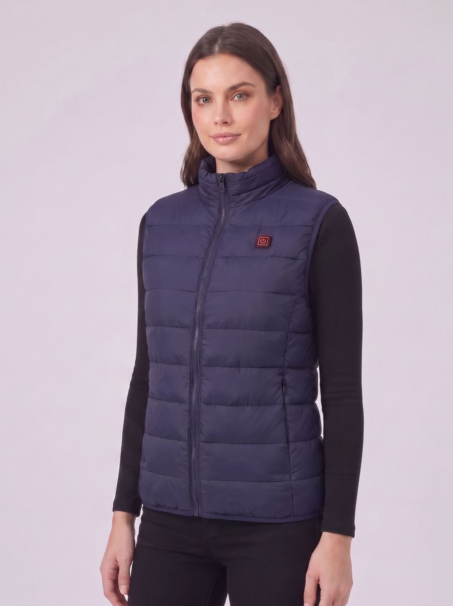 Women's Navy Heated Gilet