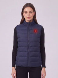 Women's Navy Heated Gilet