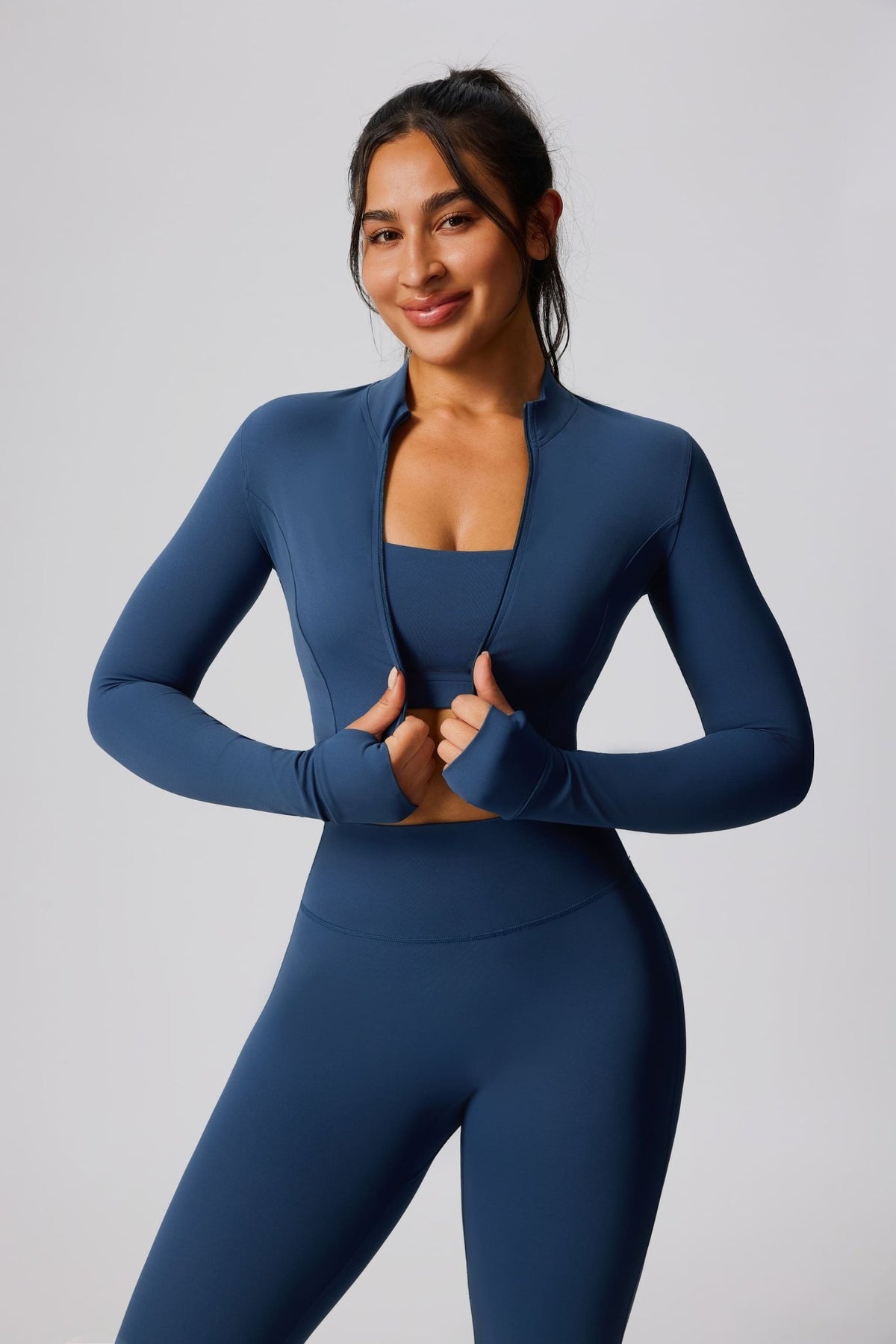 Zip Sports Crop Jacket