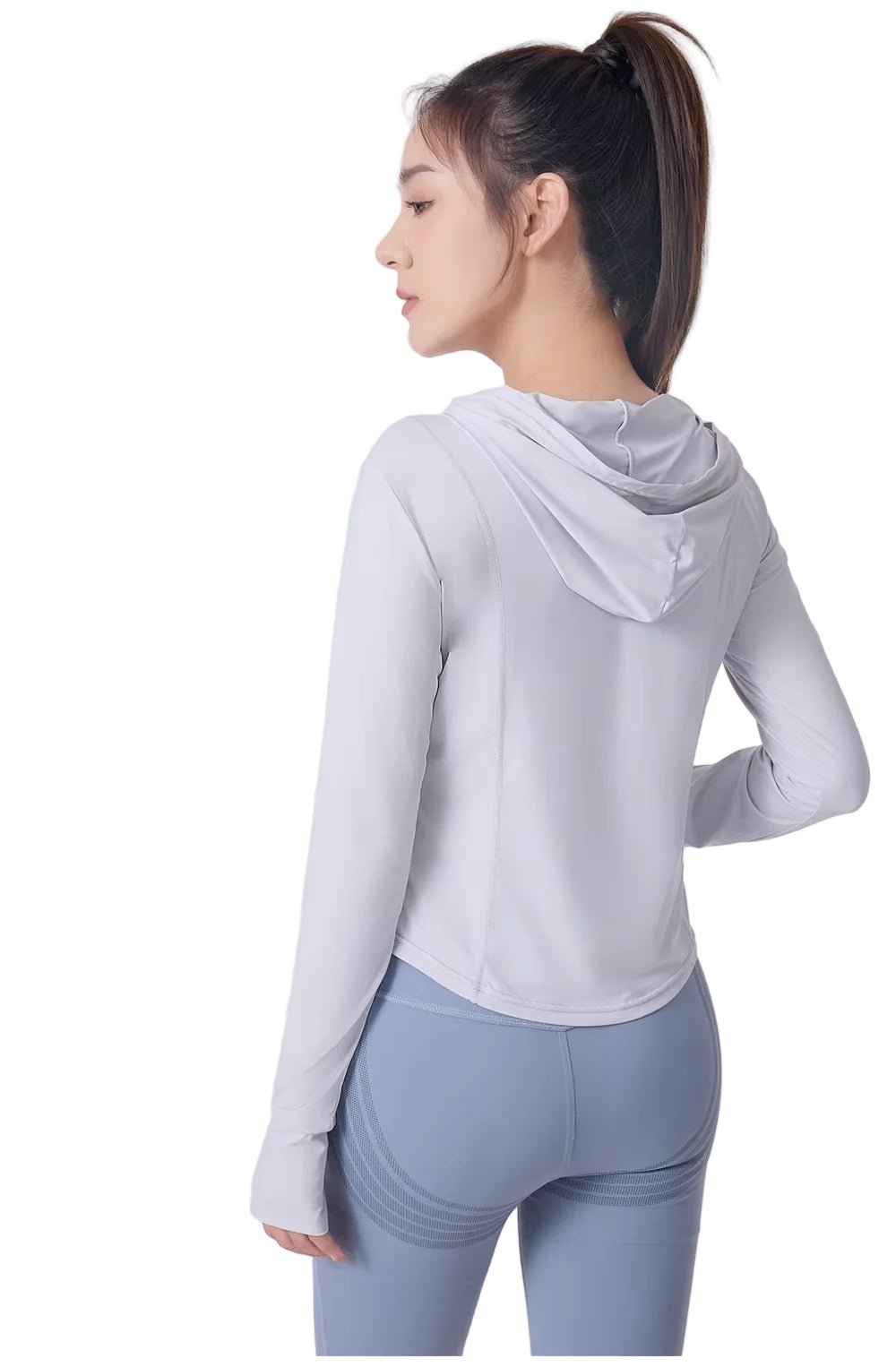 Zip Up Thumbhole Sports Jacket - Sun Protection Clothing