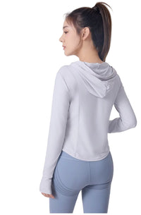 Zip Up Thumbhole Sports Jacket - Sun Protection Clothing